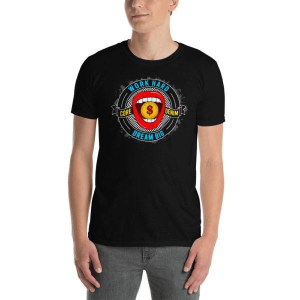 Work hard Short-Sleeve Unisex T-Shirt - Image 2