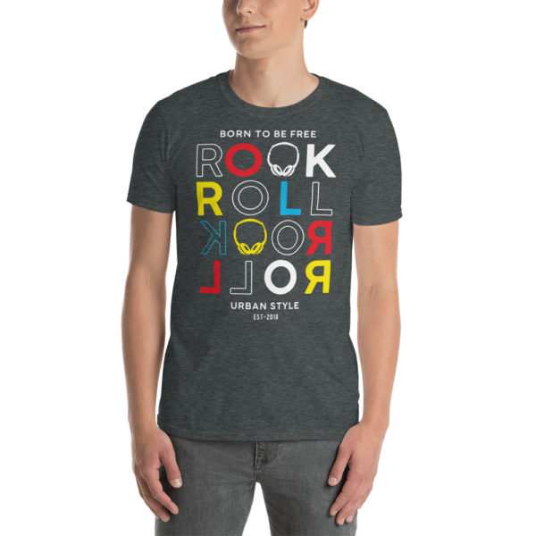 Rock Roll Short-Sleeve Unisex T-Shirt - Image 2