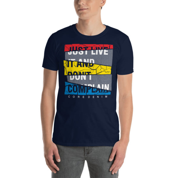 Just Live Short-Sleeve Unisex T-Shirt - Image 2