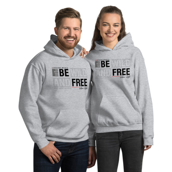 Be Wild and Free Unisex Hoodie - Image 2