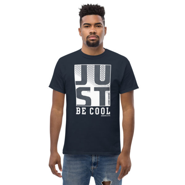 Just be Cool Men's heavyweight tee - Image 2