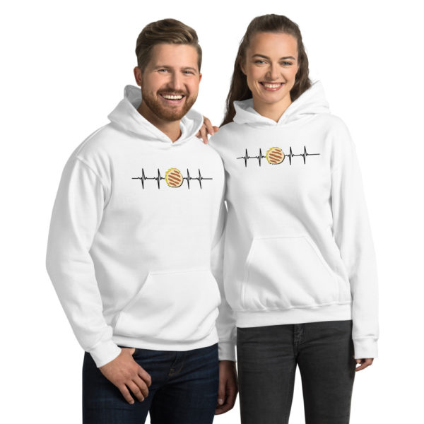 Arepa Power Heartbeat Unisex Hoodie - Image 2