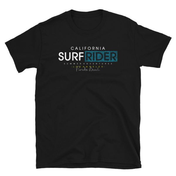 California Surf Rider Short-Sleeve Unisex T-Shirt