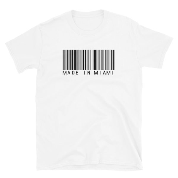 Made In Miami - White T-Shirt , Made In Miami - White TShirt